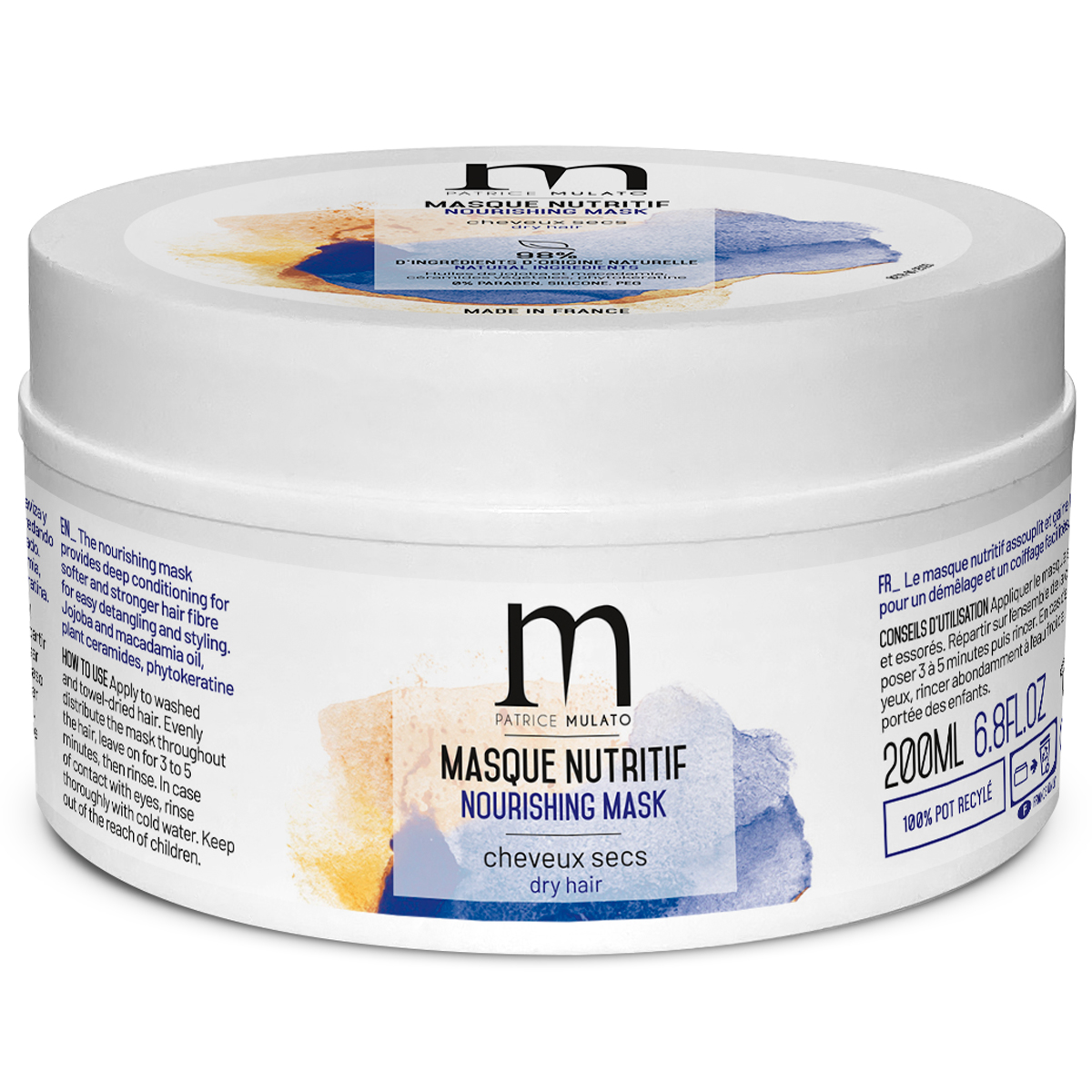 Masque Nutritif Cheveux Secs Mulato 200 ML