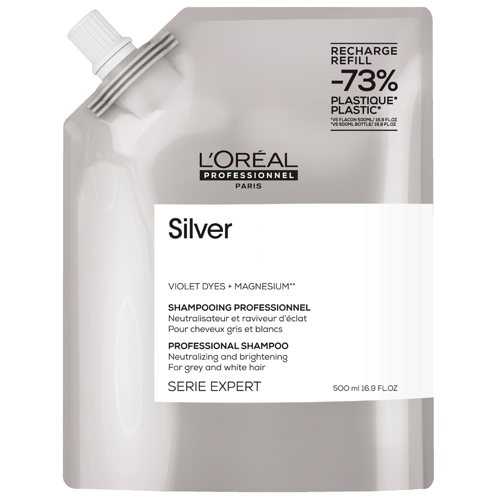 co-Recharge Shampoing Silver L'Oral Professionnel 500 ML