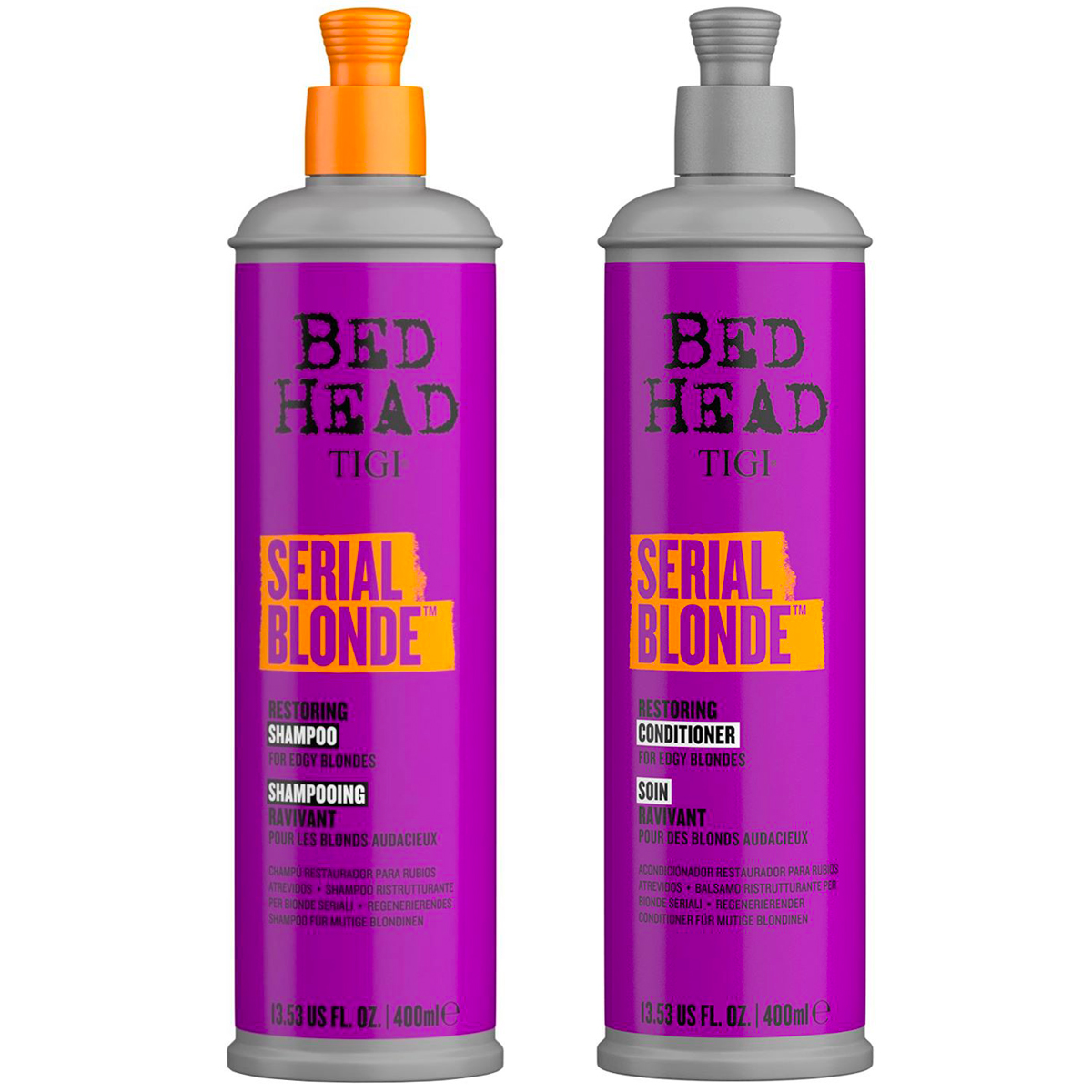 Serial Blonde Conditioner + Shampoing Tigi Bed Head