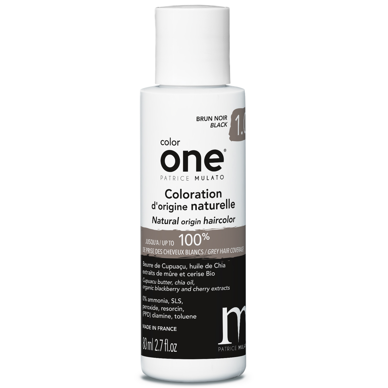 Coloration Naturelle 1.0 BRUN Color One Mulato 80 ML