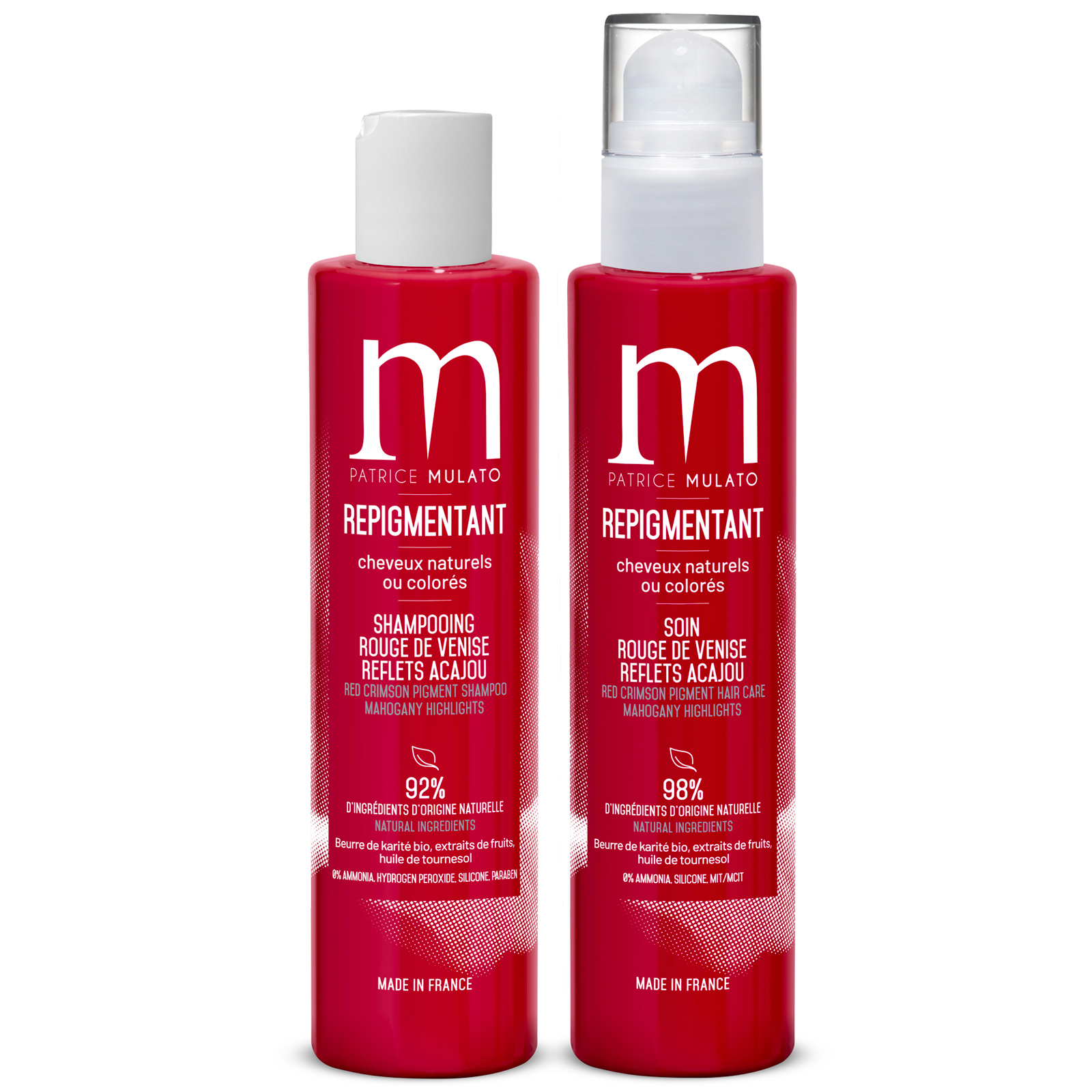 Duo Shampoing & Soin Repigmentant Rouge de Venise Mulato