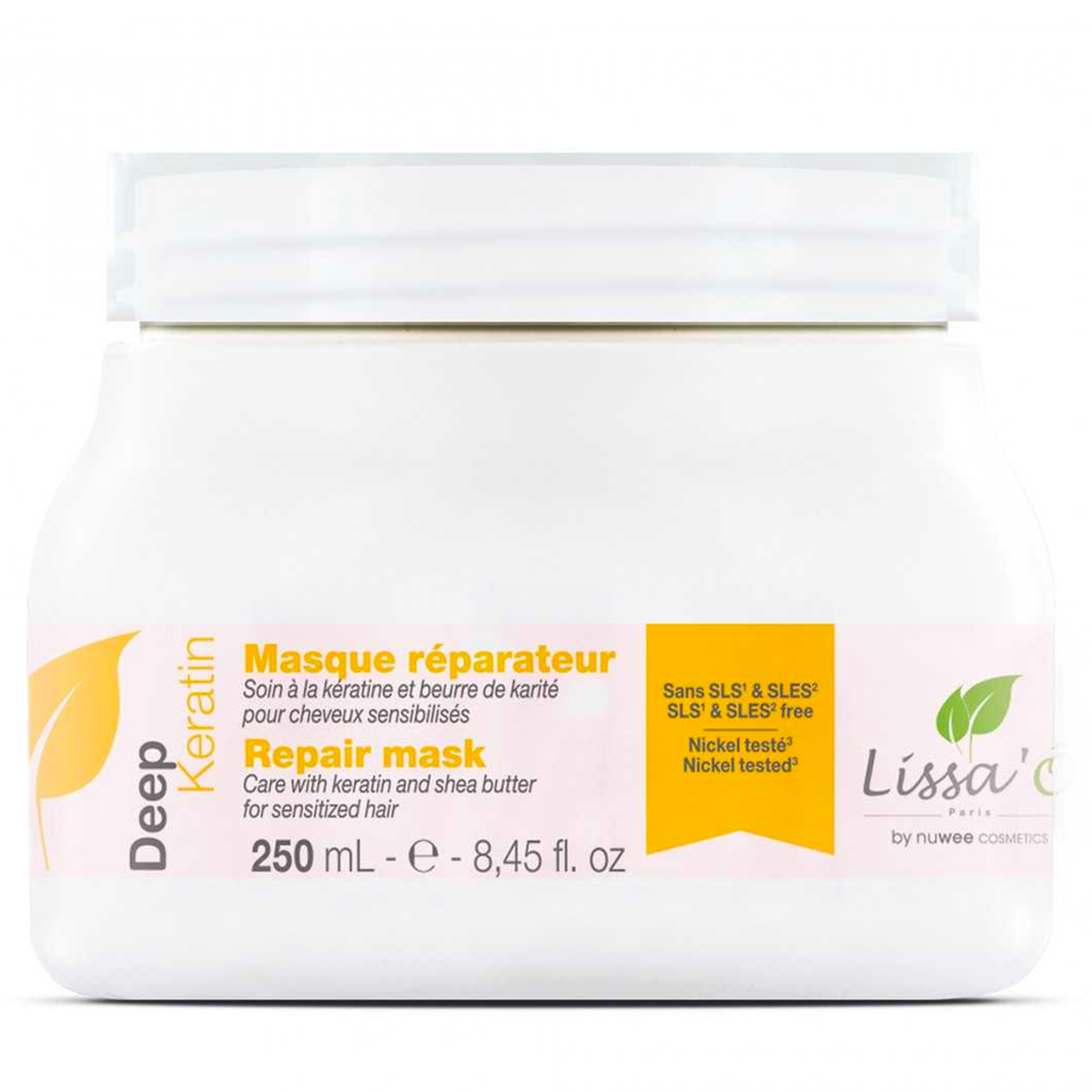 Masque Rparateur Deep Keratin Lissa' Paris 250 ML