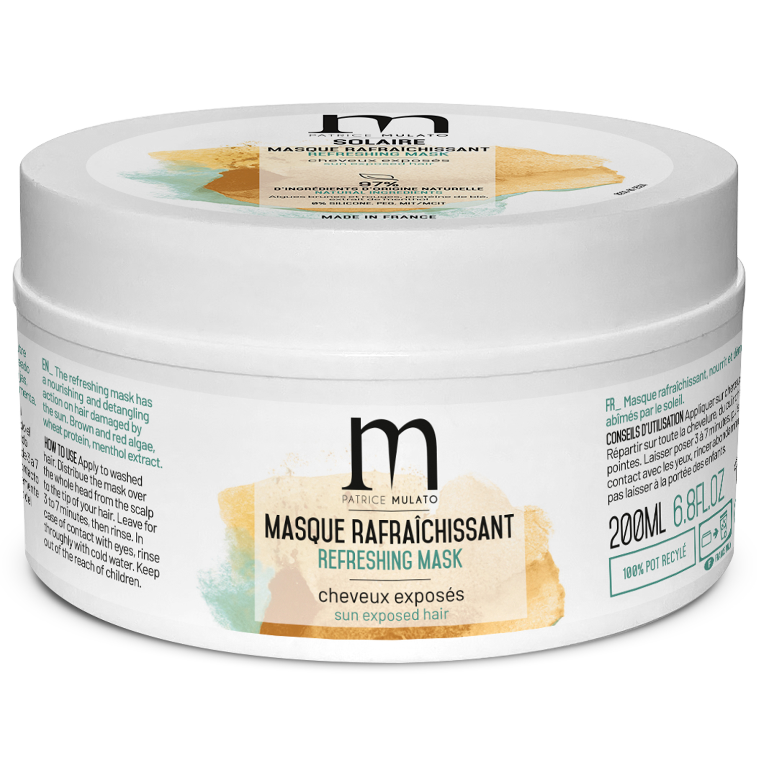 Masque Rafrachissant Solaire Mulato 200 ML