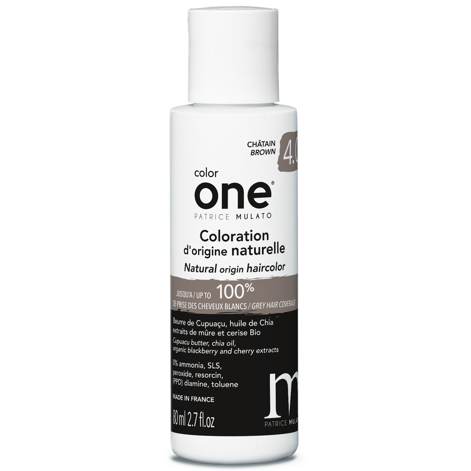 Coloration Naturelle 4.0 CHTAIN Color One Mulato 80 ML