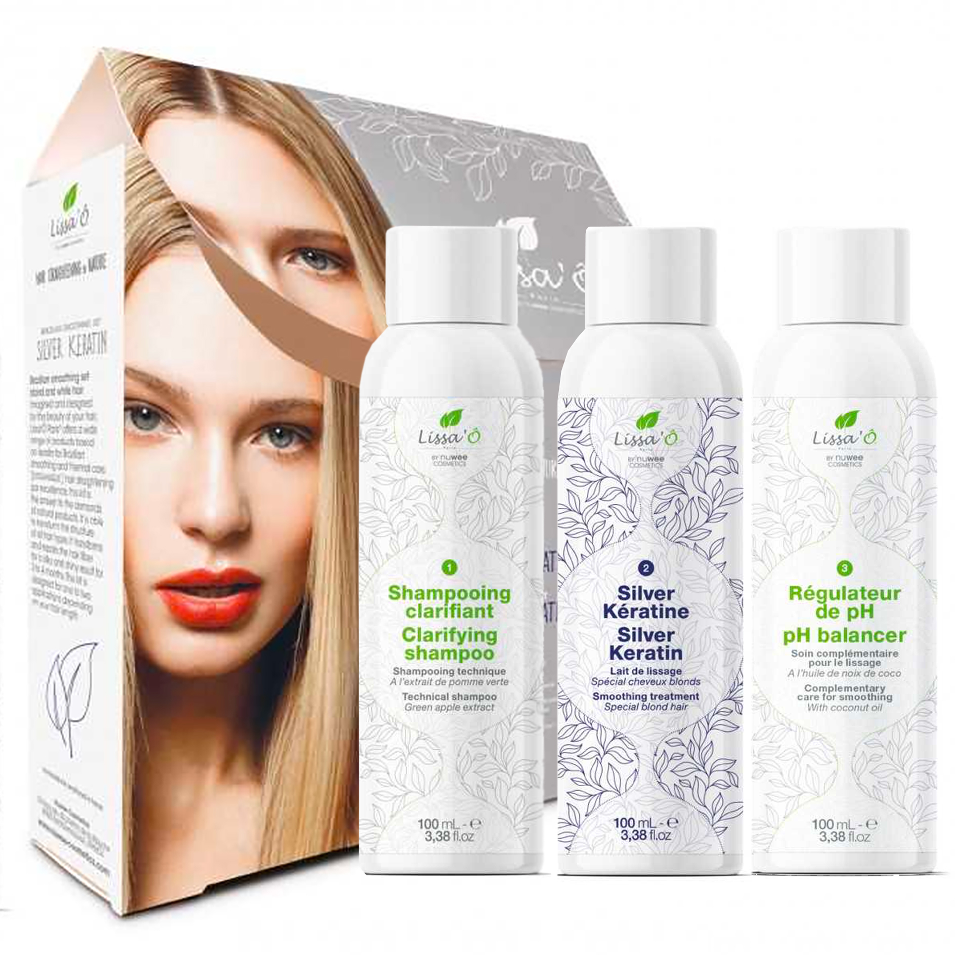 Kit de lissage Silver Keratin Lissa' Paris