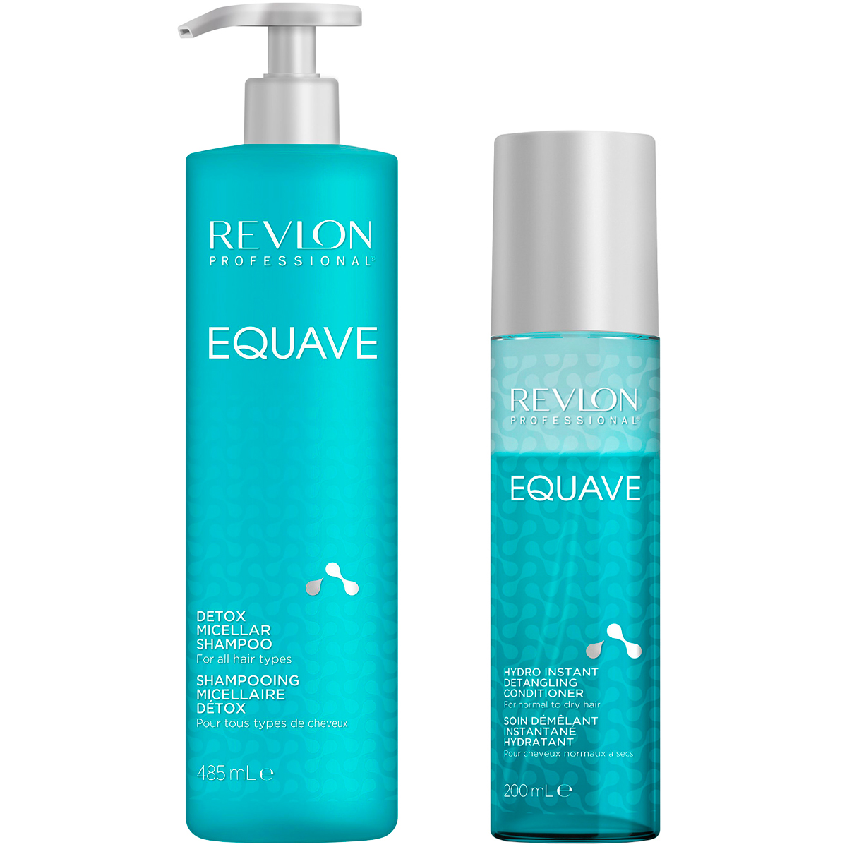 Duo Revlon Spray + Shampoing Equave