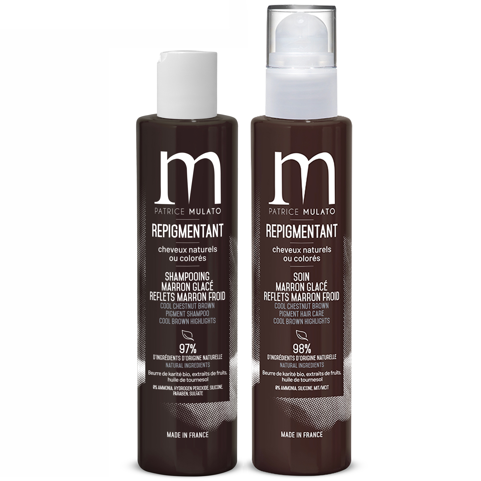 Duo Shampoing & Soin Repigmentant Marron Glac Mulato