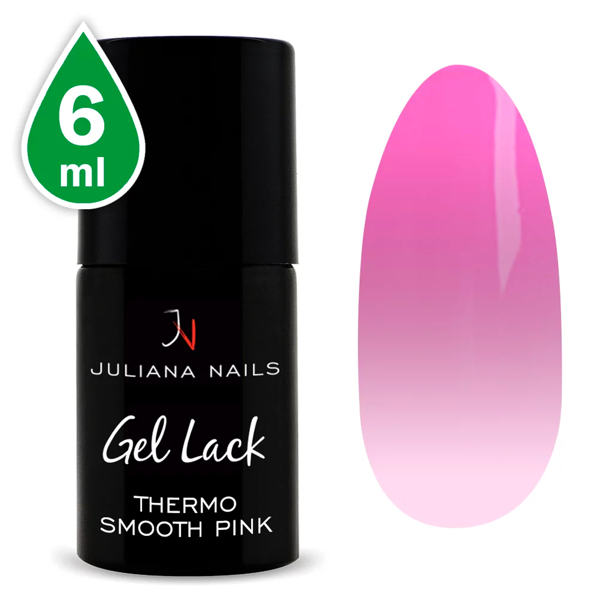 Vernis Semi-Permanent Juliana Nails Thermo Smooth Pink 6 ML