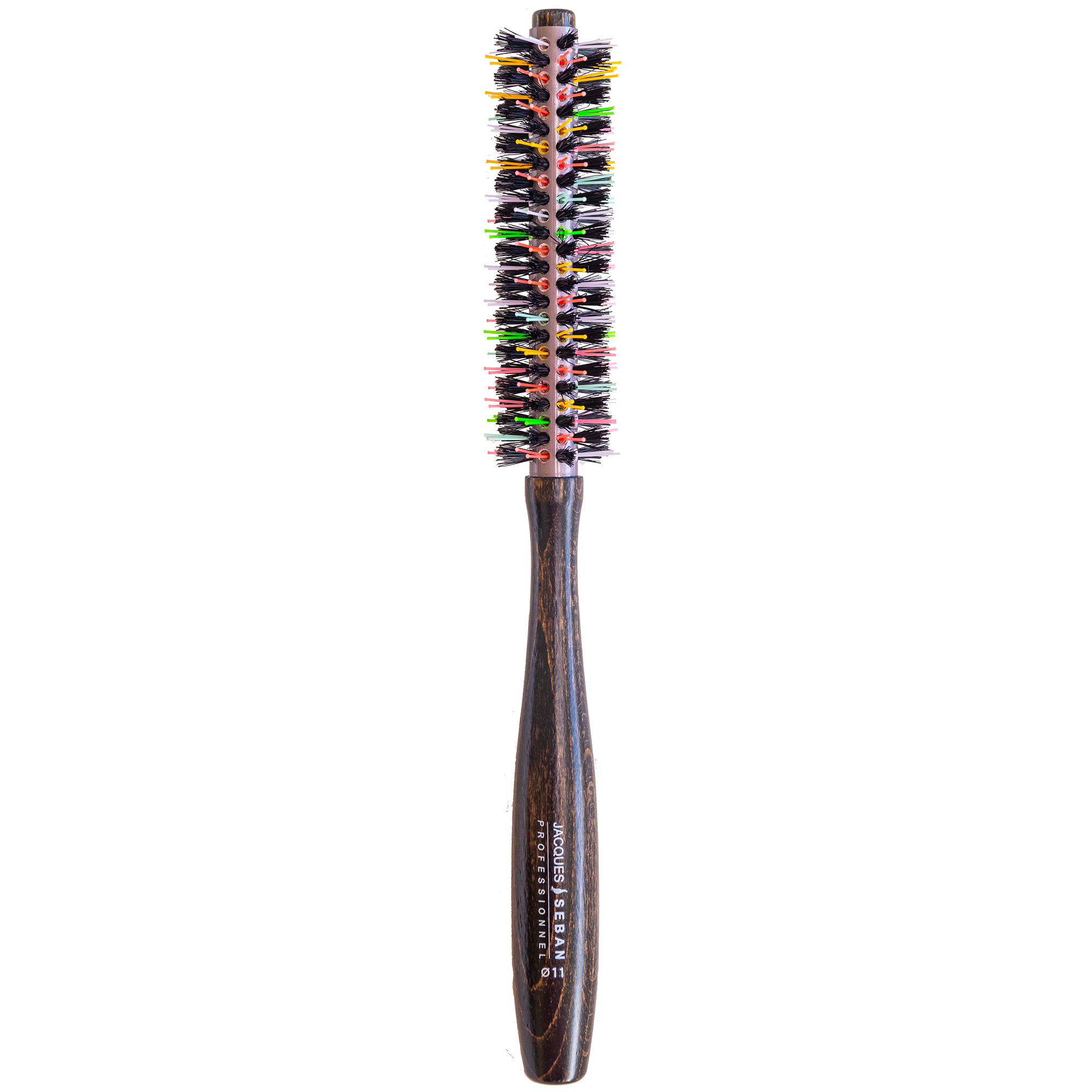 Brosse ronde Sanglier/Nylon Rainbow Jacques Seban 11mm