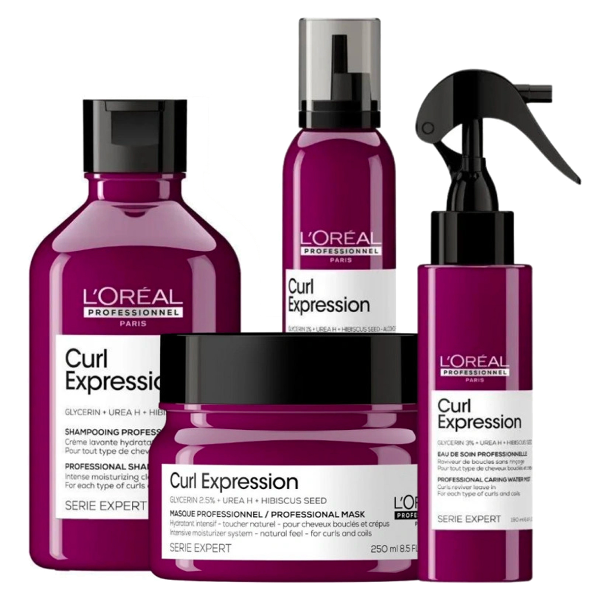 Routine cheveux boucls Curl Expression L'Oral Professionnel